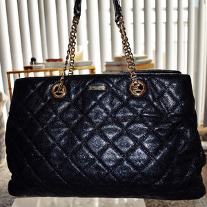 Kate Spade Gold Coast Maryanne Quilted Black Tote